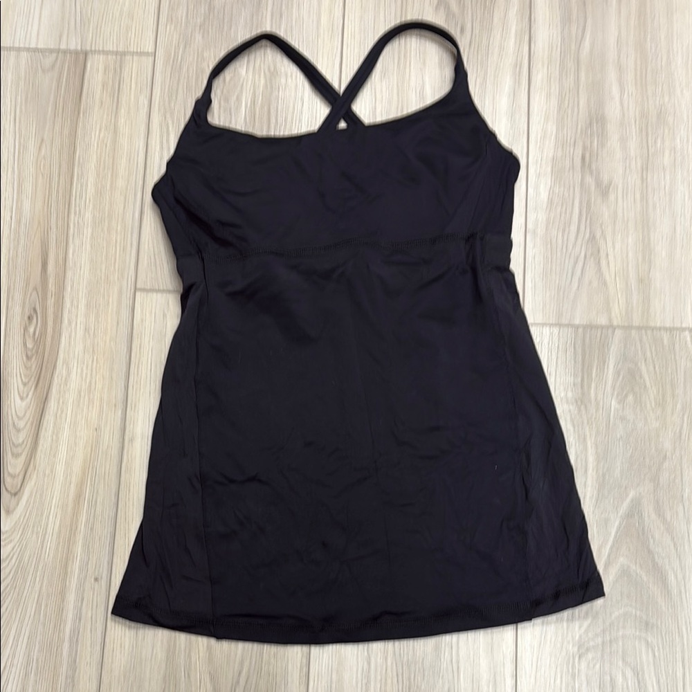 Lululemon Athletica Black Fitted Backless Camisole